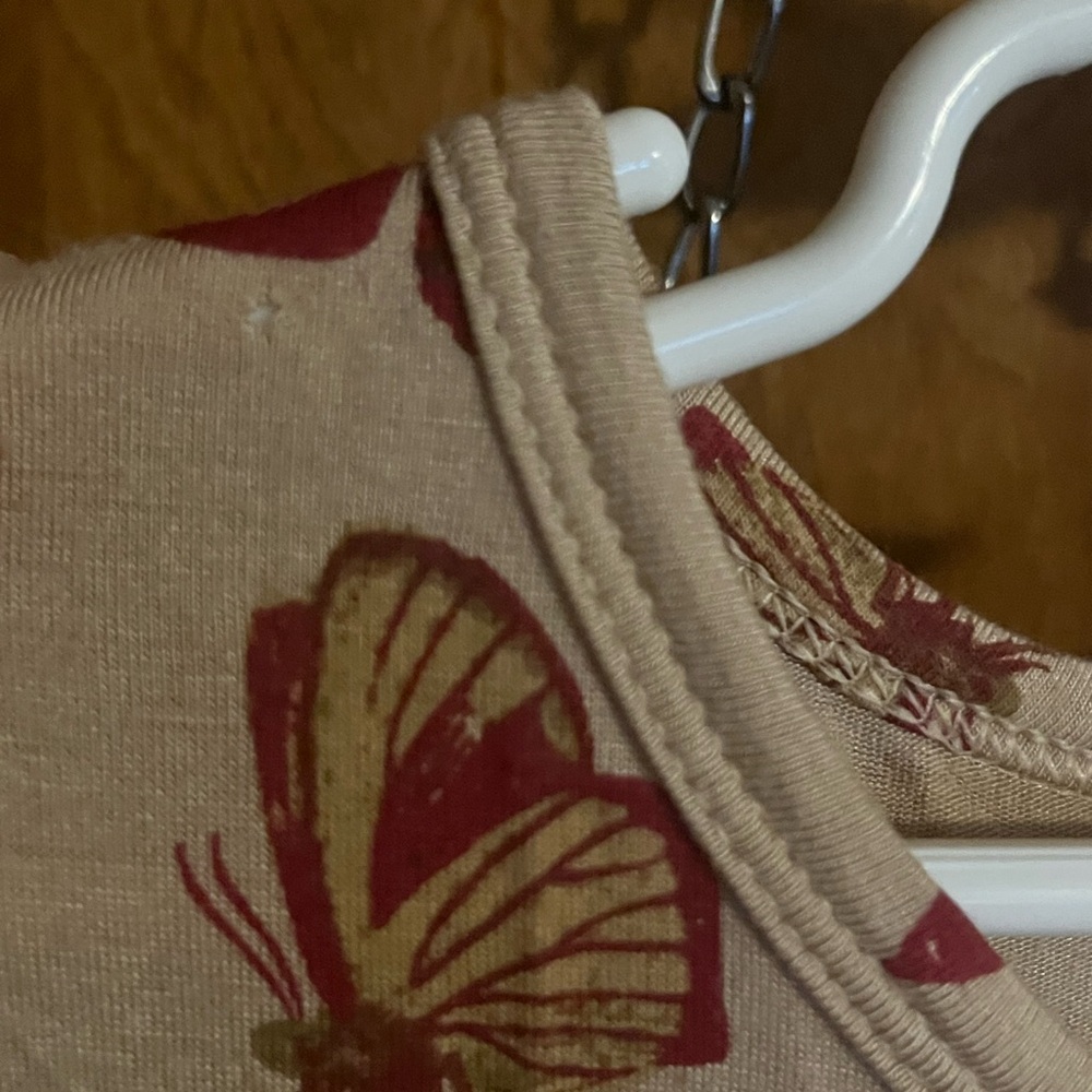 Kate Quinn girls size 4t Bamboo Garnet Moths Prairie Dress - Picture 4 of 4